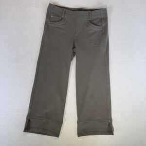 Kuhl Mova Pants Womens 6 Brown Capri Cropped Stretch Hiking Travel Straight Leg